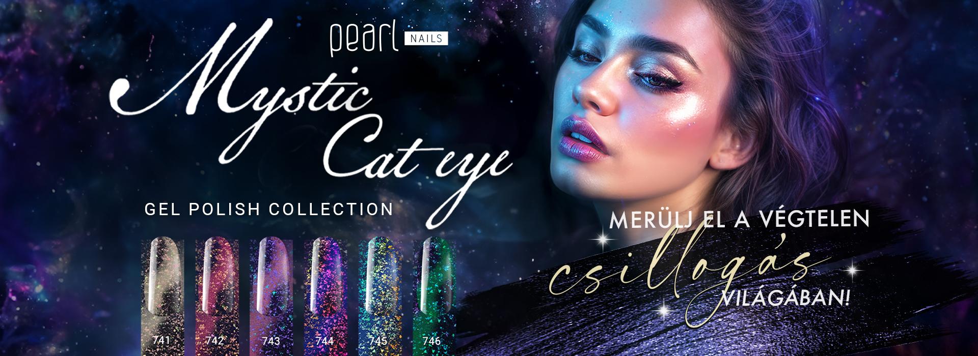 Pearl Nails Mystic Cat Eye mágneses gél lakk kollekció